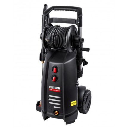 Фото Мойка ELITECH HWP 3000IFR ( выс\давл,3000Вт,ном140/мак180бар,8,7л/мин,27кг,самовсас,катушка,аксес.,колеса