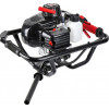 Мотобур бен.ELITECH HD EA 64ES ,2-такт,64см3,2.2кВт/3л.с,8800об/мин,вал-ф20мм,шнек-ф4-20см,11.6кг,л.старт,рычаг защиты