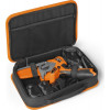 Пила аккумуляторная DACS 416Li SET DAEWOO "16В, шина 10 см,  шаг цепи 1/4, 28 зв. бесщет.мотор  ЗУ + АКБ Li-Ion, 16В, 2,5 А/ч
