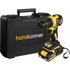 Дрель акк.HCD2065C 18В 65Нм 2х2,0Ач б/щ пл.патр Hanskonner 1BatterySystem
