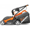 Газонокосилка аккумуляторная DLM 3221Li SET DAEWOO  21В Бесщеточный моторШирина кошения: 32 см,  высота среза 25-60 мм, 3 положения. Объем травосборника: 35 л. Вес  13 кг.В комплекте: АКБ Li-Ion, 21В, 5,0 А/ч + ЗУ