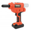 Аккумуляторный заклепочник MESSER M1000  (18В,Li-Ion 2Ач*2 заклепки вытяжные 3,2мм-6,4мм) 05-32-065