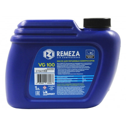 Фото Масло компрессорное REMEZA VG 100 (2л) 7101241