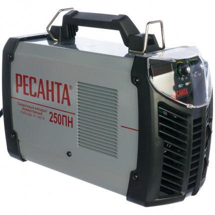 Фото Свар.аппарат инверторный САИ 250 ПН Ресанта 250А 7,7кВт 140-260В Antistick,Hot Start, цифр.диспл. 65/21