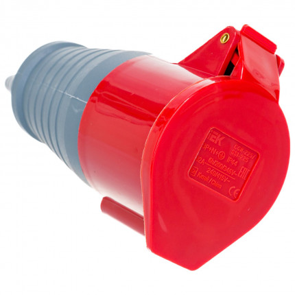 Фото Розетка кабельная 32А 3P+PE+N 380В IP44 (ССИ/St-225)