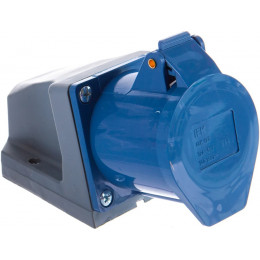 Розетка наружной установки 32А 2Р+PЕ 220В IP44 (CCИ/St123)