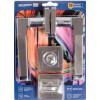 Ручка АЛЛЮР АРТ ВЕНСАН SN/CP+L7050S SN+BK-S1 SN/CP комп. руч+защ.с фикс.14667