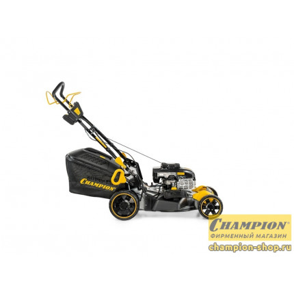 Фото Газонокосилка CHAMPION LM4625VSE 2.5кВт, прив,верт,эл.старт,460мм, 55л, 25-75мм, 1рычаг/7, 29кг, 4 в 1
