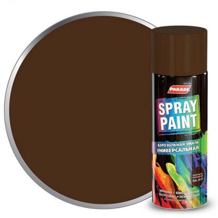 Фото Эмаль аэроз. PARADE SPRAY PAINT RAL 8017 шоколадно-коричневый