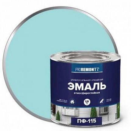 Фото Эмаль ПФ-115 PROREMONTT мятный RAL 6027 1.9