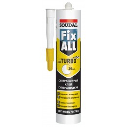 Клей-герм.Soudal Фикс Алл Турбо 290мл бел 126907