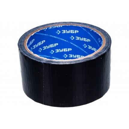 Фото 4134, Лента ЗУБР клейкая, армир.48мм*10м мет. черная  12086-50-10, , 133 ₽, 62308, Зубр, Ленты, скотч