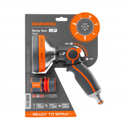 Фото Пистолет-распылитель металлический Spray Gun x 7 DWG 4020 DAEWOO