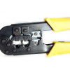 Кримпер для обжима разъемов RJ11, RJ12, RJ45, пластиковые ручки 190мм 60062