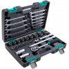 Набор инструментов, 1/2",  CrV, пластиковый кейс 31 предм.// STELS 14102