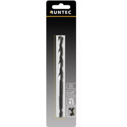 Фото Сверло по бетону Runtec 8*120 НЕХ 1/4" HRC 45   RT-DC8