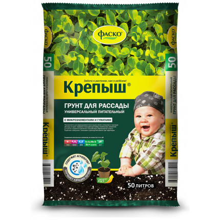 Фото Почвогрунт Фаско Крепыш для рассады 50л
