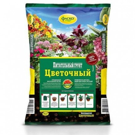 Фото Почвогрунт Фаско Цветочный Универсальный 50л (33)