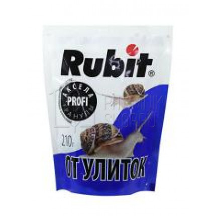 Фото Инсектицид Рубит 210г от слизней