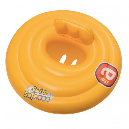 Фото Круг надувной 69 см Bestway Swim Safe со спинкой 3 камеры до 1 года 32096