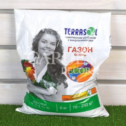 Удобр.мин.сух.TerraSol тук.с микр.,гр.Газон Осень 5кг