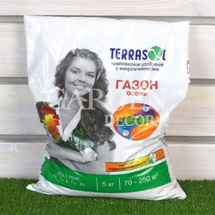 Фото Удобр.мин.сух.TerraSol тук.с микр.,гр.Газон Осень 5кг