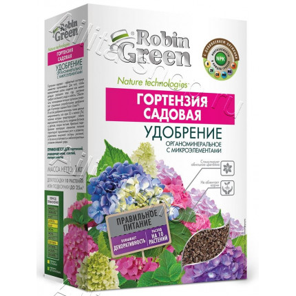 Фото Удобрение Робин Грин для рододен/гортензии 1кг