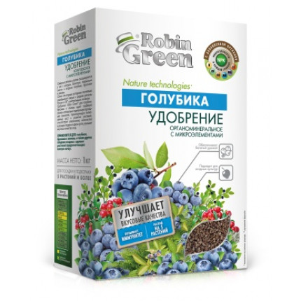 Фото Удобрение сух.мин. Робин Грин голубики  в короб. 1кг