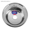Мойка круглая 51 (0,6) вып 3 1/2" MIXLINE с сифоном