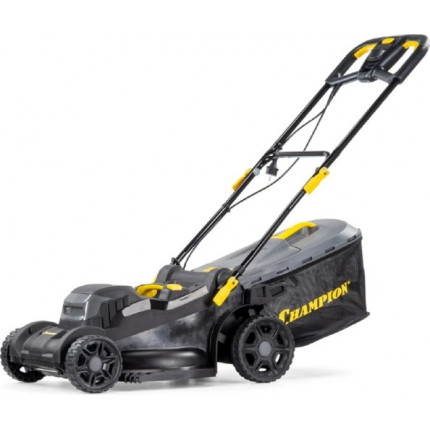 Фото Газонокосилка эл. CHAMPION ЕM4419 (1,9кВт,40л, ширина 440мм, выс.25-75мм, 17кг)