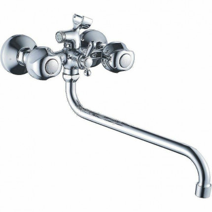 Фото 5418, 2226 НВ Смеситель д/ванны 1/2 керамика, , 3 096 ₽, 53039, HAIBA-HB, Смесители