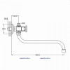 JIK7-A102-A Смеситель д/ванны Solone 1/2 керамика