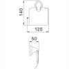Держатель туалетной бумаги с крышкой HB1503 HAIBA