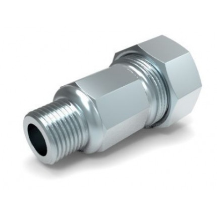 Фото Муфта зажимная наружная 1/2" Дн 19,7-21,8 сталь