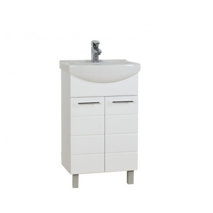 Фото Тумба 50 "Корро" SANTREK HOME (белый) 470х800х315 + умыв. Cersania 50